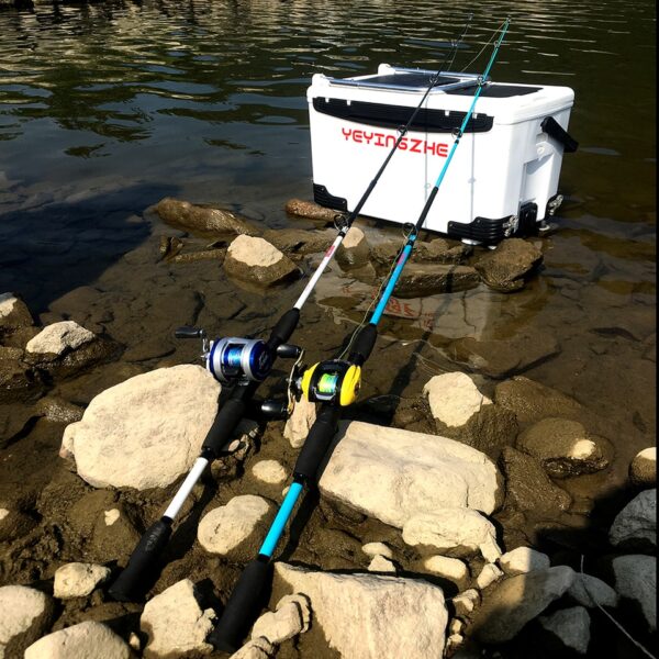 Vara de Pesca Telescópica Fibra de Carbono 11Kg de Resistência - Imagem 5