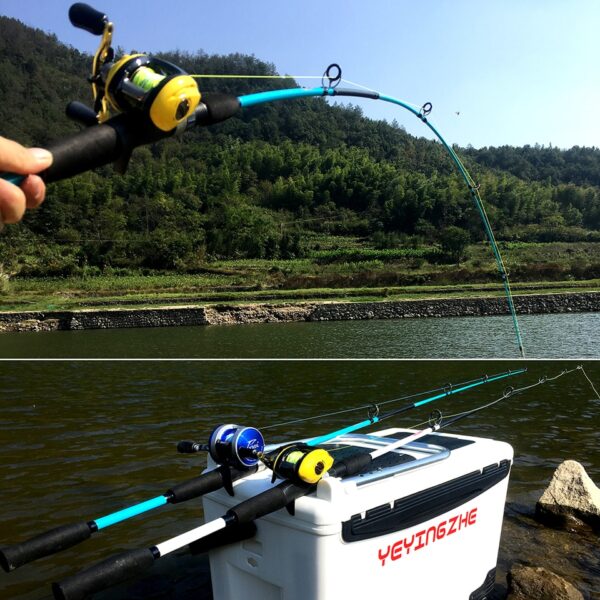 Vara de Pesca Telescópica Fibra de Carbono 11Kg de Resistência - Imagem 4