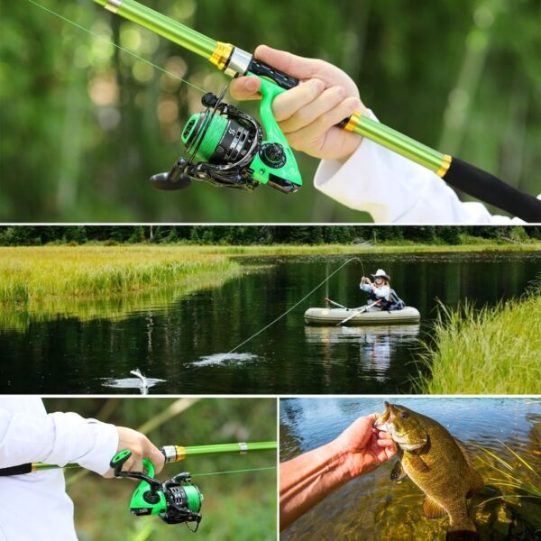 Vara de Pesca Com Molinete Sougayilang 10Kg Drag 1.8m - Imagem 3