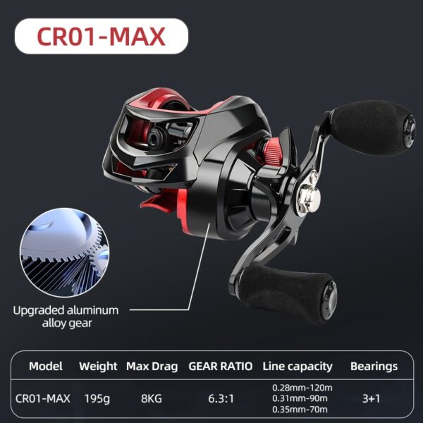 carretilha de pesca profissional anticorrosão