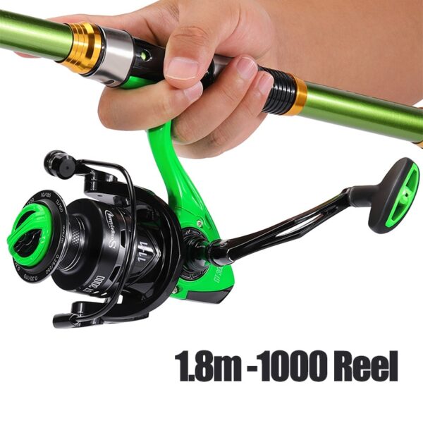 Vara de Pesca Com Molinete Sougayilang 10Kg Drag 1.8m - Imagem 4