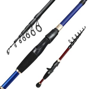 Vara Para Molinete Telescópica 10Kg de Resistência 1.8m a 2.4m