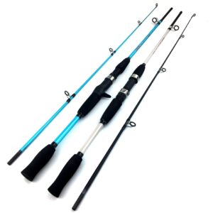 Vara de Pesca Telescópica Fibra de Carbono 11Kg de Resistência