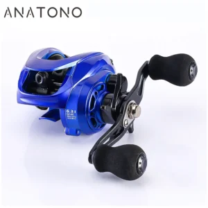Carretilha Anti Cabeleira 8Kg Baitcasting 6.3:1