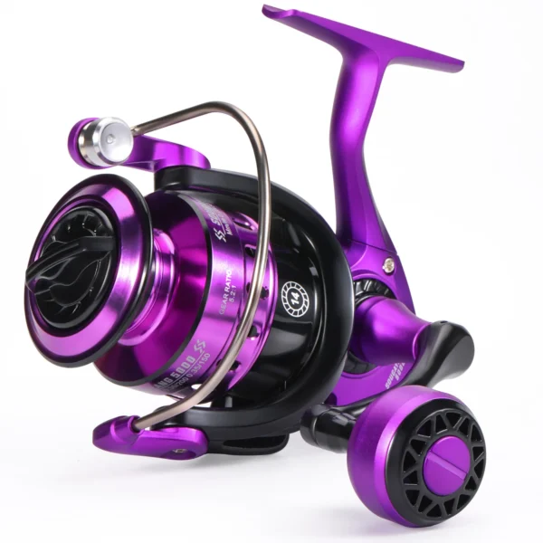 Molinete de Pesca Profissional 13 Rolamentos 5.2:1 Drag 8Kg Series 1000-5000