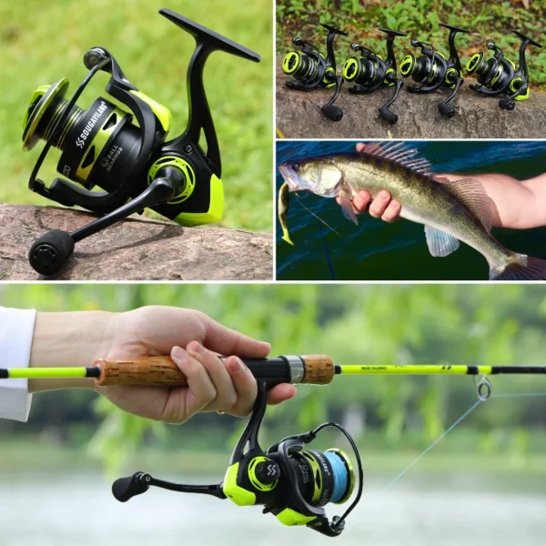 Molinete de Pesca Profissional 10kg 13 Rolamentos Series 1000-4000 - Imagem 4