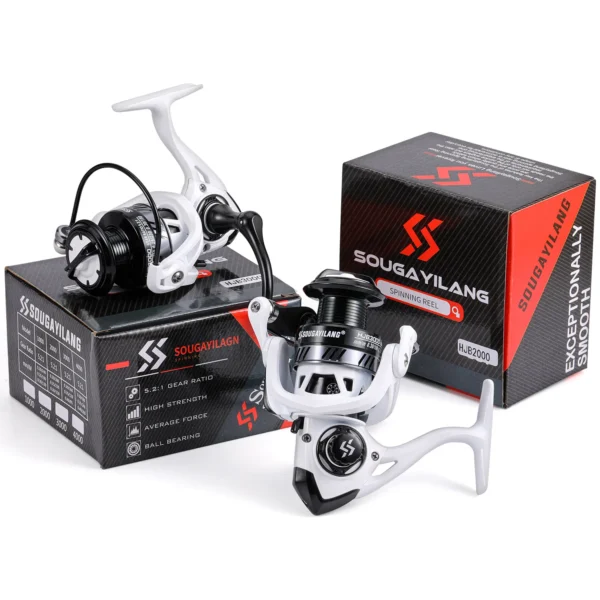 Molinete de Pesca Completo 13 Rolamentos 5.2:1 Drag 8kg Series 2000-3000 - Imagem 3