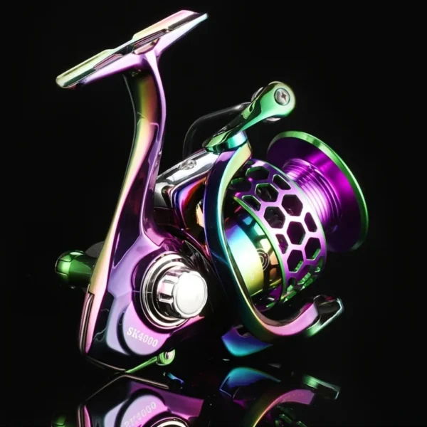 Molinete de Pesca Profissional Completo Drag 30Kg Series 1000-5000 Series 13 Rolamentos 5.0:1 - Imagem 4