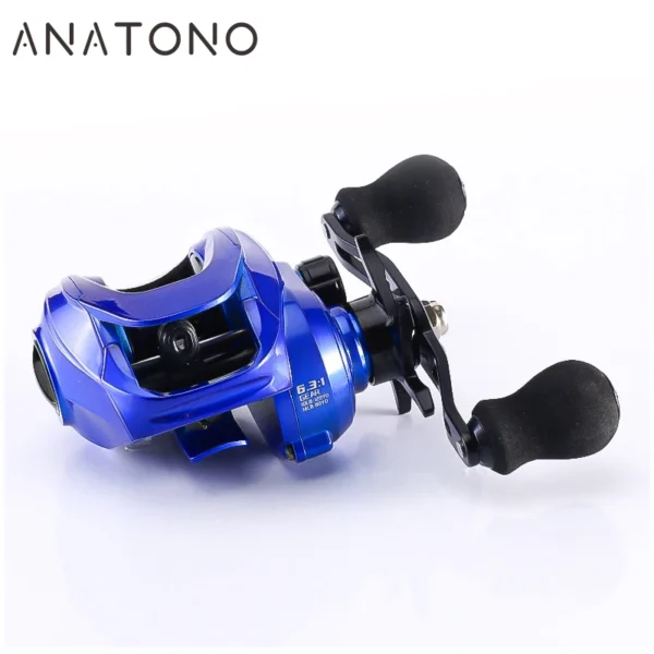 Carretilha Anti Cabeleira 8Kg Baitcasting 6.3:1 - Imagem 3