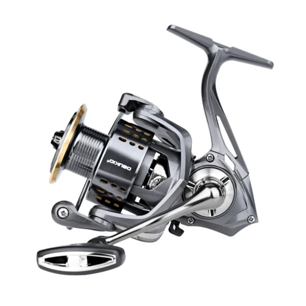 Molinete de Pesca Profissional 15Kg Deukio Series 2000-7000 Ultralight 13 Rolamentos 5.2:1 - Imagem 2
